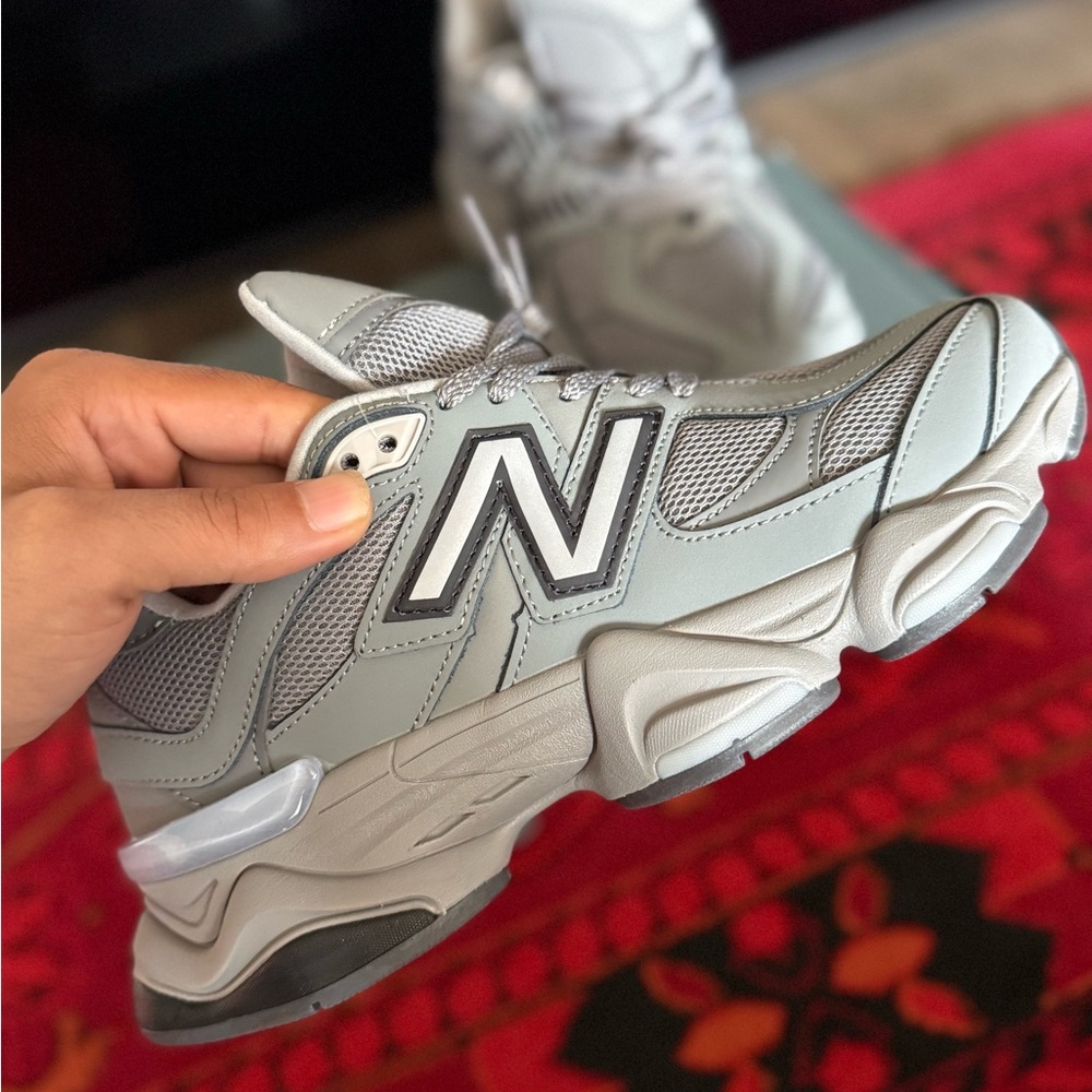 New Balance Light Gray Athletic Shoes
